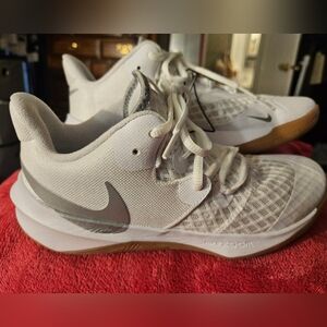 Nike Zoom Hyperspeed Court‎ Sneakers Men 6.5 Wm 8 White Silver Volleyball